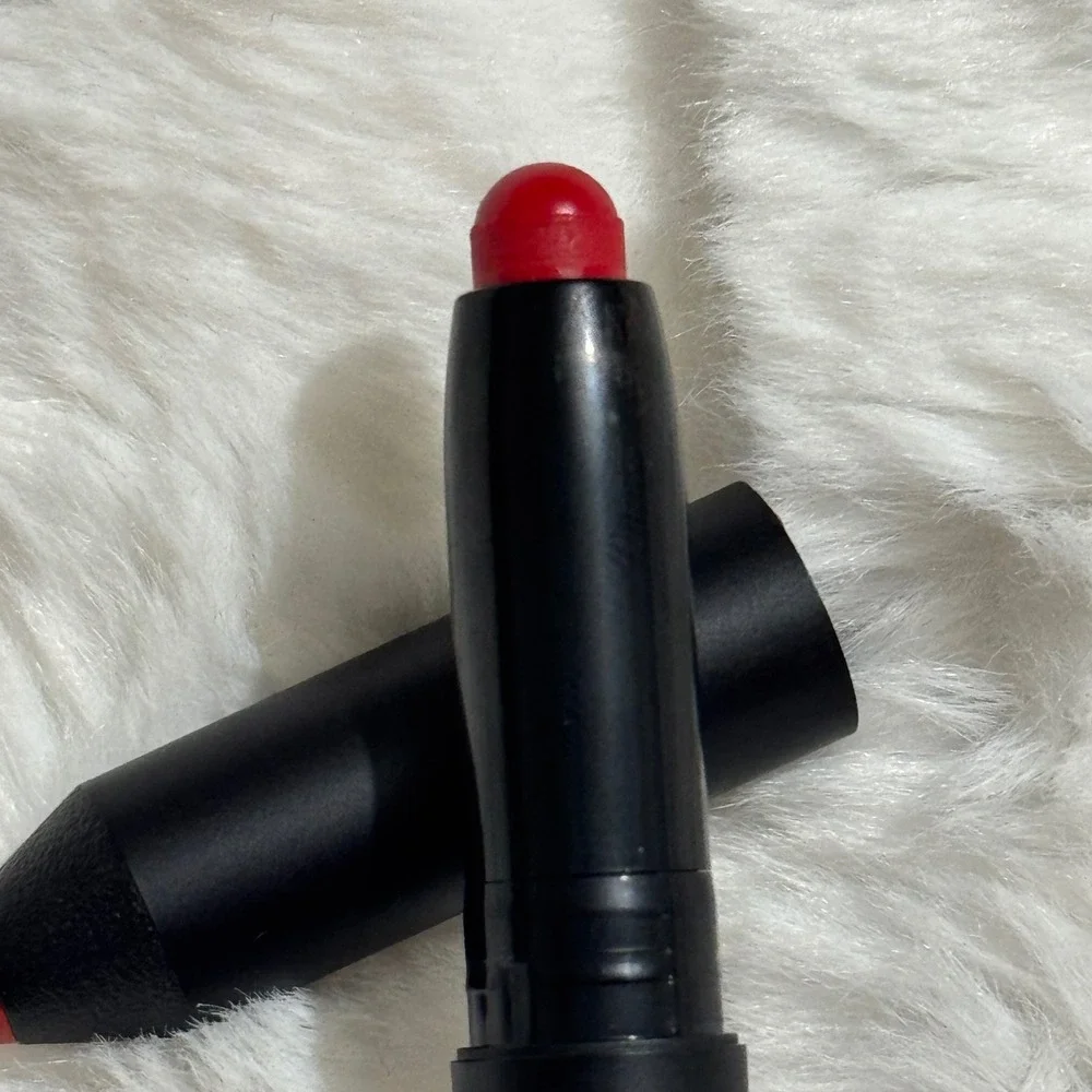 treStiQue Mini Matte Lip Crayon Chile Red‎ Travel Size .02 oz Makeup Lipstick